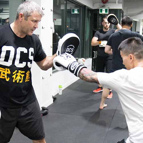 Manny Sobral teaches boxing classes at Diaz Combat Sports in Vancouver