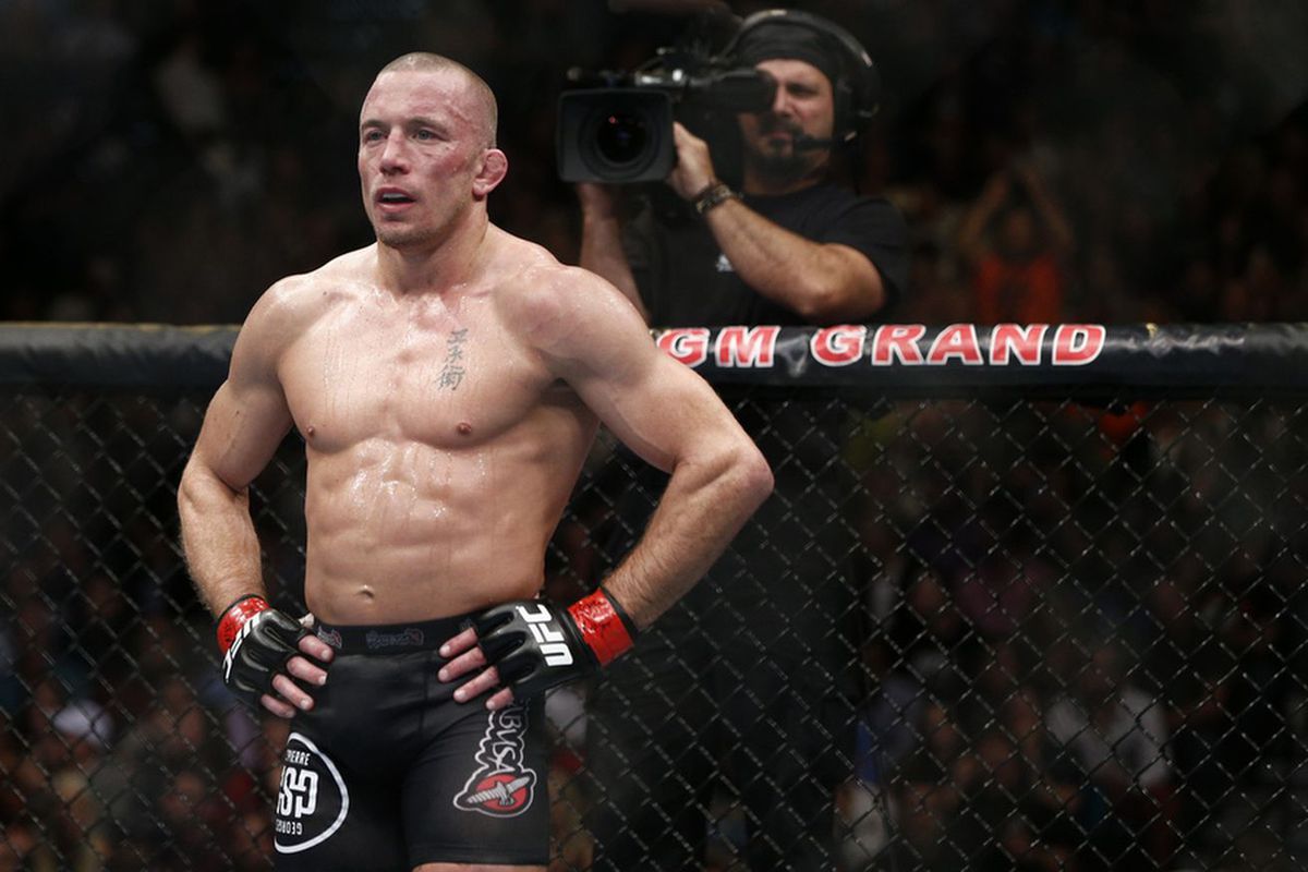 UFC champion GSP stays in shape through MMA training